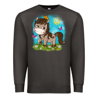 Smoke little cute horse Premium Sweatshirt - NancyCooperArtShop