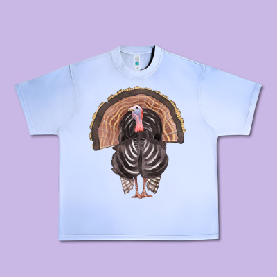 Turkey Urban Heavy Tee Designed By Fadigitalartstudio