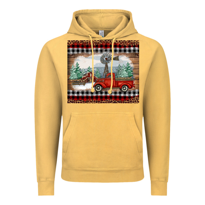 Christmas Farm And Truck Vintage Hoodie by RanaPortraitStore | Teevron
