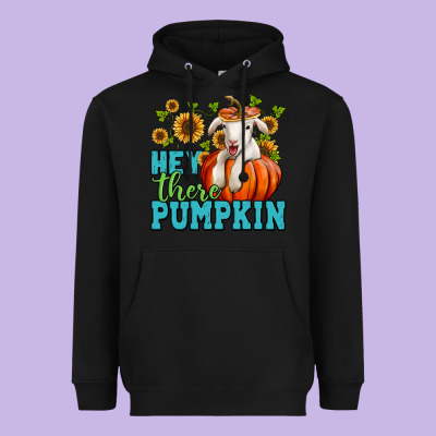 Hey There Pumpkin Lamb Heavyweight Hoodie Designed By Nancycooperartshop