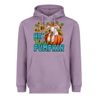 Lavender Hey there pumpkin Lamb Heavyweight Hoodie - NancyCooperArtShop