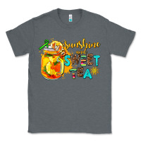 Charcoal Heather sunshine and sweet tea Classic Tee - AdoDesignShop