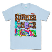 Dusty Blue summer summer summer Classic Tee - AdoDesignShop