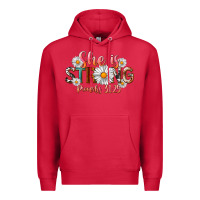 Cardinal Western She Is Strong Premium Hoodie - LillyAllenDesigns