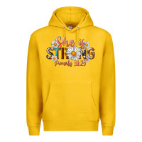 Lemon Western She Is Strong Premium Hoodie - LillyAllenDesigns