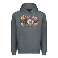 Rock Western She Is Strong Premium Hoodie - LillyAllenDesigns