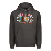 Smoke Western She Is Strong Premium Hoodie - LillyAllenDesigns