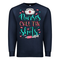 Navy nurses call the shots Premium Sweatshirt - NancyCooperArtShop