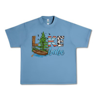 Pebble Blue lake babe Urban Heavy Tee - HRA Design Shop