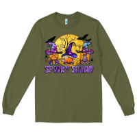 Army Green spooky squad Long Sleeve Tee - BundleAndBundleShop