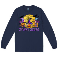 Navy spooky squad Long Sleeve Tee - BundleAndBundleShop