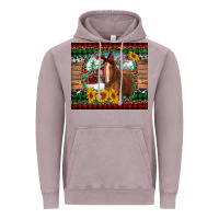 Christmas Farm And Horse Vintage Hoodie | Teevron