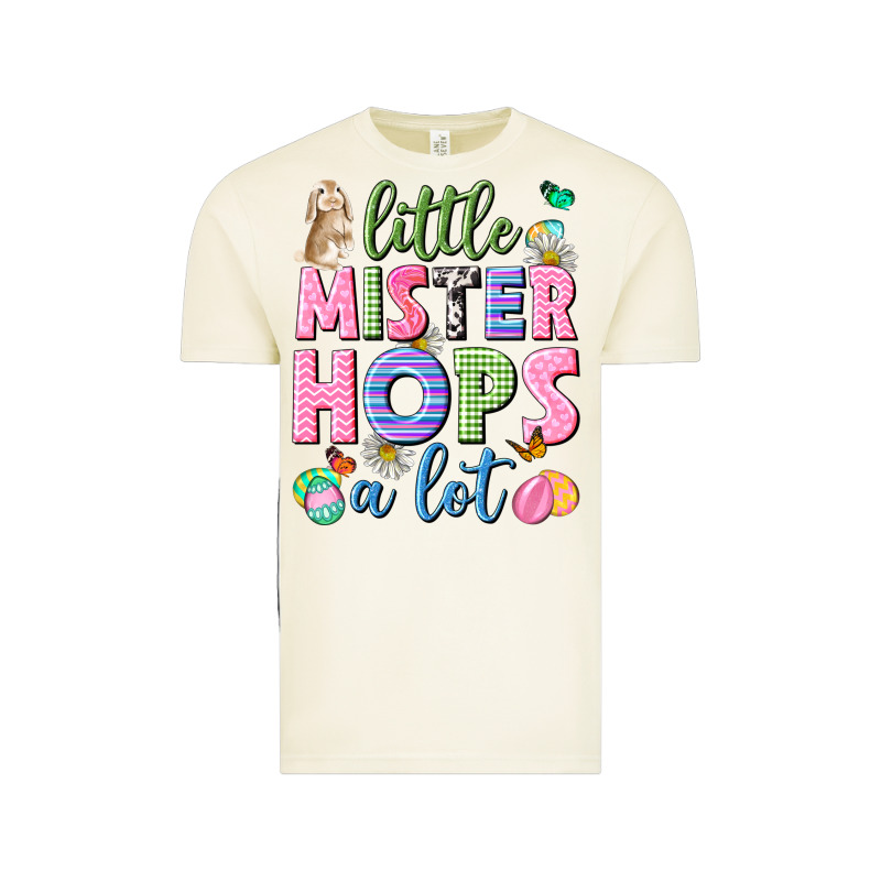 Little Mister Hops A Lot Easter Vintage Tee by Neo Western | Teevron