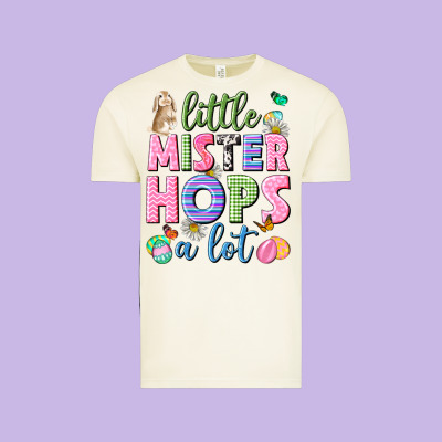 Little Mister Hops A Lot Easter Vintage Tee Designed By Neo Western
