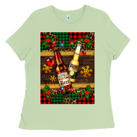 Matcha snow and beer bottles Ladies Tee - AdoDesignShop