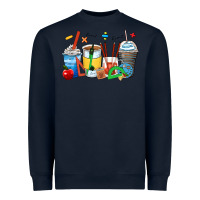 Navy math teacher coffee cups Heavyweight Sweatshirt - Zillion Design Studio