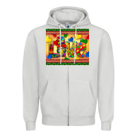 Dove Grey love autism awareness Zipper Hoodie - BarkalooDesign