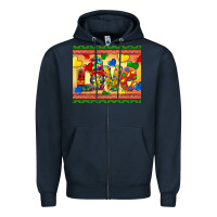 Navy love autism awareness Zipper Hoodie - BarkalooDesign