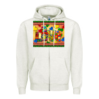 Oatmeal Heather love autism awareness Zipper Hoodie - BarkalooDesign