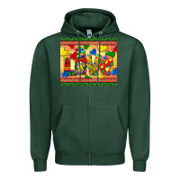 Sports Green love autism awareness Zipper Hoodie - BarkalooDesign