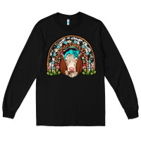 Black hereford rainbow Long Sleeve Tee - JahusDesignShop