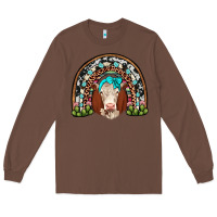 Chestnut hereford rainbow Long Sleeve Tee - JahusDesignShop