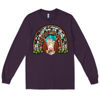Plum hereford rainbow Long Sleeve Tee - JahusDesignShop