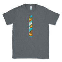 Charcoal Heather fall pumpkin Classic Tee - BundleAndBundleShop