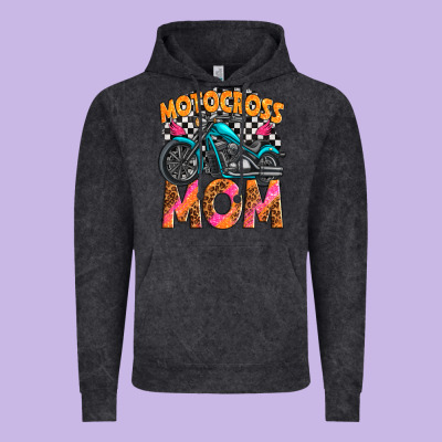 Motocross Mom Vintage Hoodie Designed By Texasbilliewilder