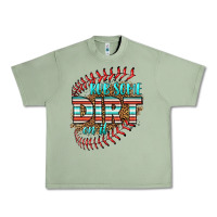 Oil Green rub some dirt on it softball Urban Heavy Tee - HRA Design Shop