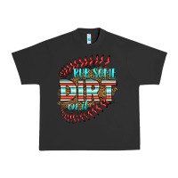 Pigment Black rub some dirt on it softball Urban Heavy Tee - HRA Design Shop