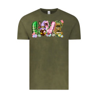 Vintage Olive Love Easter gnome Easter Day Vintage Tee - CowGirlArtShop