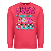 Cardinal over stimulated moms club Premium Sweatshirt - NancyCooperArtShop