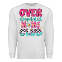 Oatmeal Heather over stimulated moms club Premium Sweatshirt - NancyCooperArtShop