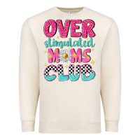 Sandshell over stimulated moms club Premium Sweatshirt - NancyCooperArtShop