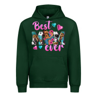 Forest Green Best Mom Ever Afro Woman Urban Hoodie - texasbilliewilder