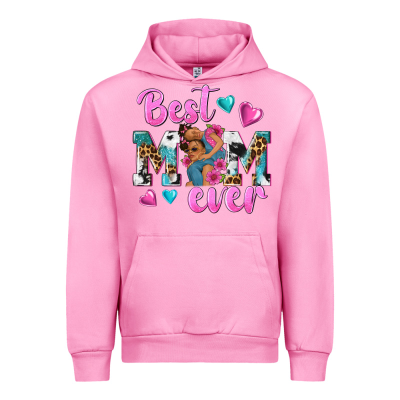 Best Mom Ever Afro Woman Urban Hoodie by texasbilliewilder | Teevron
