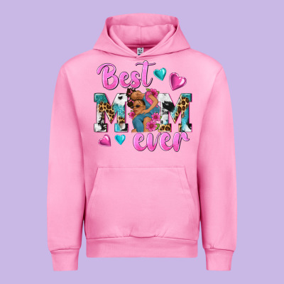 Best Mom Ever Afro Woman Urban Hoodie Designed By Texasbilliewilder