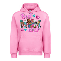 Fuchsia Pink Best Mom Ever Afro Woman Urban Hoodie - texasbilliewilder