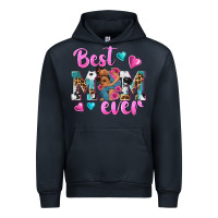 Navy Best Mom Ever Afro Woman Urban Hoodie - texasbilliewilder
