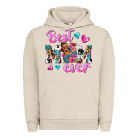Pigment French Oak Best Mom Ever Afro Woman Urban Hoodie - texasbilliewilder