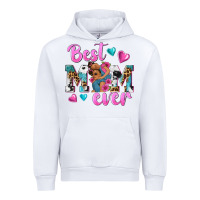 White Best Mom Ever Afro Woman Urban Hoodie - texasbilliewilder