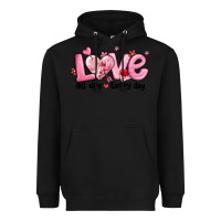 Black love all day every day Heavyweight Hoodie - MaliasSmallBusiness