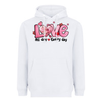 White love all day every day Heavyweight Hoodie - MaliasSmallBusiness