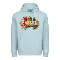 Blue Mist Grateful Religious Premium Hoodie - LillyAllenDesigns