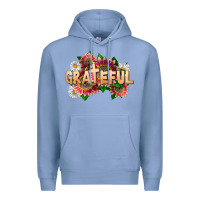 Colony Blue Grateful Religious Premium Hoodie - LillyAllenDesigns