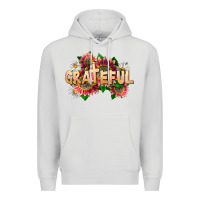 Dove Grey Grateful Religious Premium Hoodie - LillyAllenDesigns
