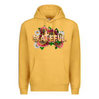 Mustard Grateful Religious Premium Hoodie - LillyAllenDesigns