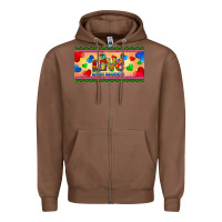 Chestnut love autism awareness license plate template Zipper Hoodie - BarkalooDesign