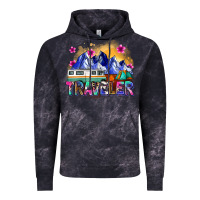 Cloud Black traveler Vintage Hoodie - Zillion Design Studio